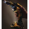 DEWALT DCF620D2-QW 18V belaidis bešepetėlis akumuliatorinis suktuvas-smūginis suktuvas 4400 RPM 2 x 2.0Ah Li-Ion akumuliatoriai, įkroviklis ir TSTAK II įrankių dėžė, juoda/geltona