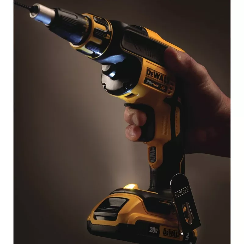 DEWALT DCF620D2-QW 18V belaidis bešepetėlis akumuliatorinis suktuvas-smūginis suktuvas 4400 RPM 2 x 2.0Ah Li-Ion akumuliatoriai, įkroviklis ir TSTAK II įrankių dėžė, juoda/geltona