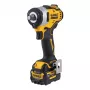 DEWALT DCF901P1G-QW 12V XR Brushless Cordless Impact Wrench 1/2 inch Square Drive 340 Nm 2850 RPM 1x3.0Ah Li-ion Charger Case Black/Yellow