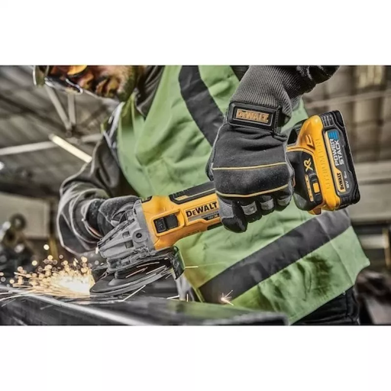 DeWALT DCG405H2T-QW belaidis grindų poliruoklis/šlifuoklis 18V 125mm 5.0Ah XR Li-Ion bešepetėlis TSTAK II rinkinys