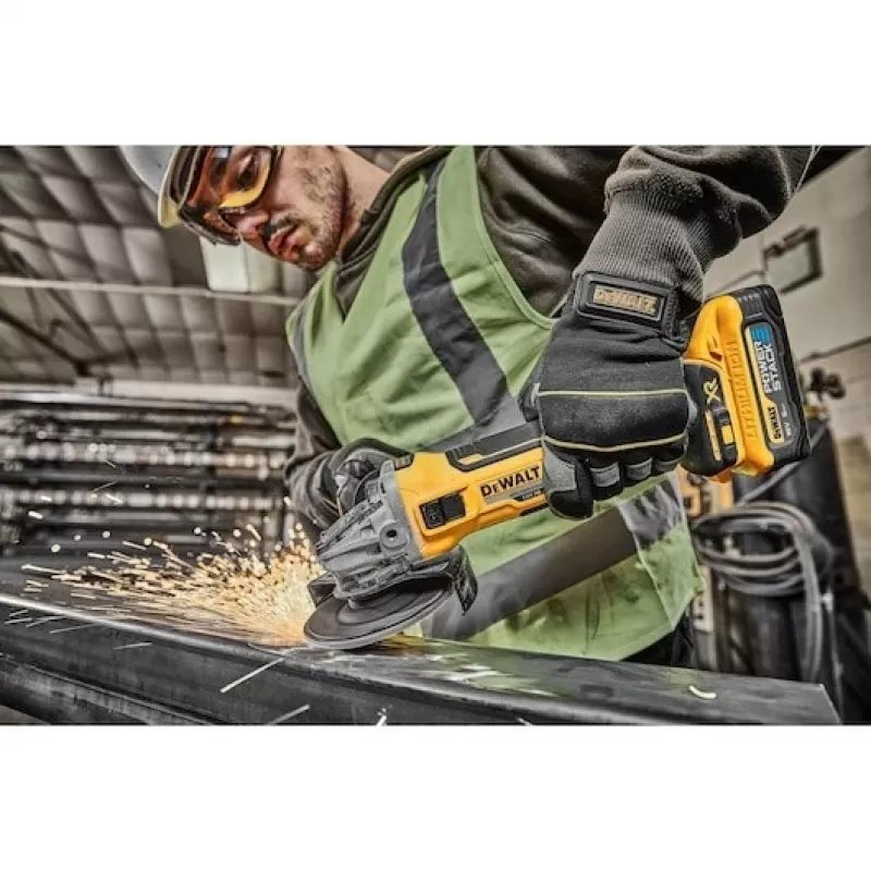 DeWALT DCG405H2T-QW belaidis grindų poliruoklis/šlifuoklis 18V 125mm 5.0Ah XR Li-Ion bešepetėlis TSTAK II rinkinys