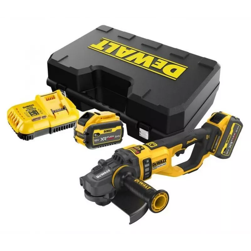 DEWALT DCG460X2-QW Belaidis grindų poliruoklis/šlifuoklis 230mm 18V XR FLEXVOLT
