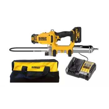 DEWALT DCGG581P1G 18V XR Belaidis tepalo pistoletas 2 greičiai 1x5.0Ah Akumuliatorius Įkroviklis Dėklas