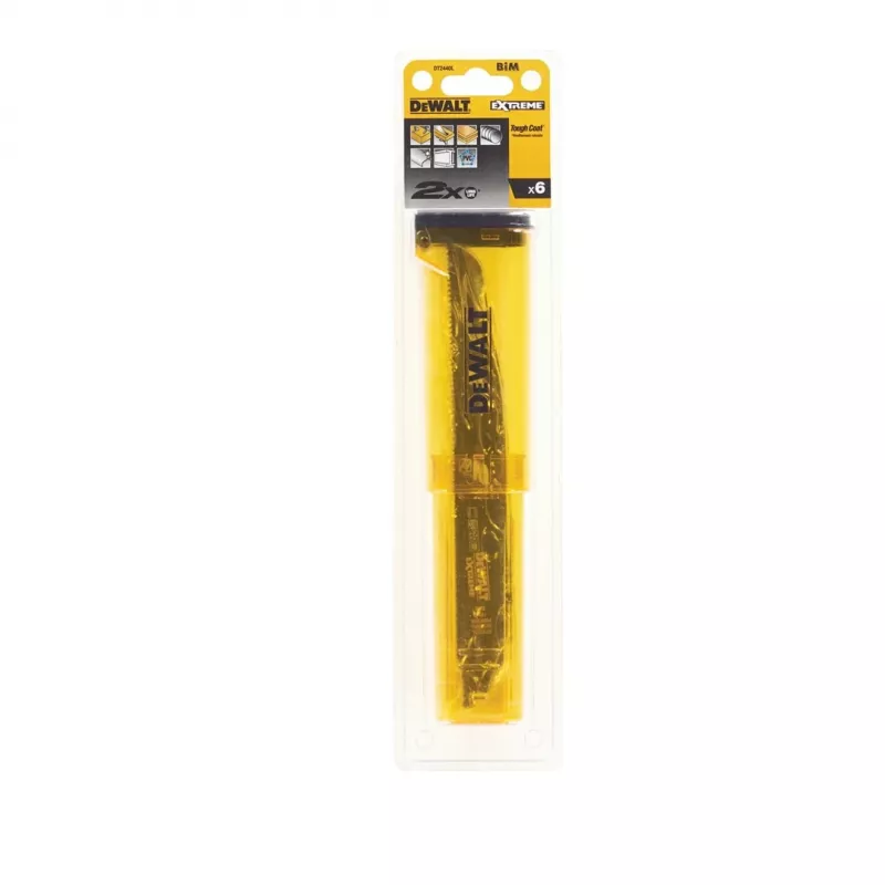 DEWALT DT2440L-QZ XR T-Shank pjūklelio geležtė medžiui, 100 mm, 6 TPI, 1 vnt.