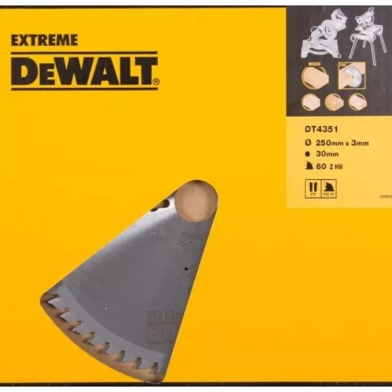 DEWALT DT4351-QZ Diskinis pjūklo diskas 1 vnt.