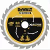 DEWALT DT99573 Diskinis pjūklo diskas 250 mm 60 dantys TCT smulkiam pjovimui medienai, fanerai, MDF, medžio drožlių plokštėms
