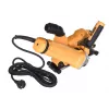 DEWALT DWE46107 125 mm kampinis šlifuoklis su dulkių gaubtu 1400W