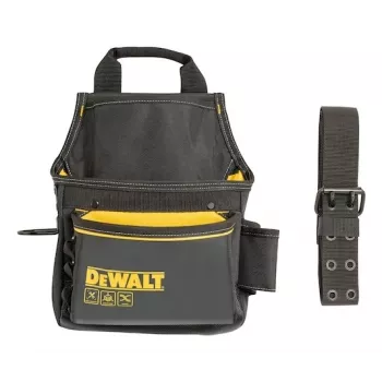 DEWALT DWST40101-1 Patvari brezentinė įrankių dėžė, juoda/geltona, atspari vandeniui, plati anga, sustiprintas pagrindas