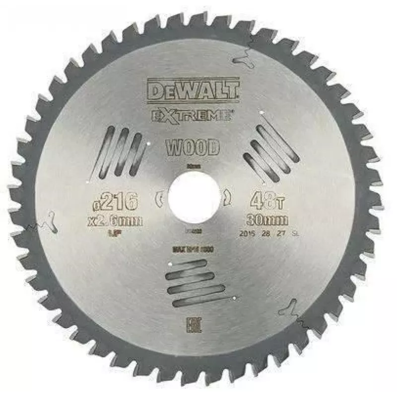 DEWALT HM-Wood pjūklo diskas 216x30mm Z48
