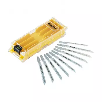 DEWALT Zest. XPC Blades paletinių peilių rinkinys, 5 vnt., nerūdijančio plieno peiliukai, medinės rankenos, lankstūs, aliejiniam ir akriliniam dažymui