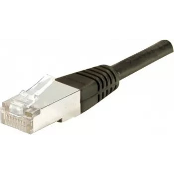 DEXLAN Cat. 6A S/FTP tinklo kabelis, 10 Gbit/s, PoE++, juodas, 15 m 858383