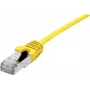 Dexlan Cat. 6A S/FTP (PiMF) itin plonas belogenis tinklo kabelis su fiksatoriaus apsauga, geltonas, 10 m 858713