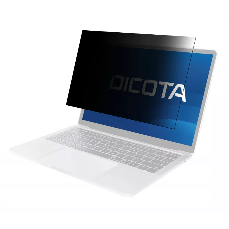 DICOTA privatumo filtras nešiojamam kompiuteriui – šoninis tvirtinimas – 2 krypčių – nuimamas – lipnus – 34,29 cm (13,5 inch)