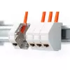 DIGITUS DIN bėgio adapteris 1x Keystone moduliui, IP20