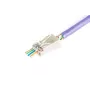 DIGITUS RJ45 (8P8C) pravedamas kištukas, Cat.6, ekranuotas, AWG 26-24, 100 vnt. pakuotė