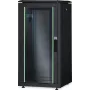 DIGITUS Unique 26U tinklo spinta 1342x600x1000mm juoda (pastatoma, stiklinės durys)