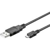 DIGITUS USB 2.0 laidas Type A - Micro B Kištukas/Kištukas 1,8 m Juodas
