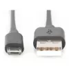 DIGITUS USB 2.0 laidas Type A - Micro B Kištukas/Kištukas 1,8 m Juodas