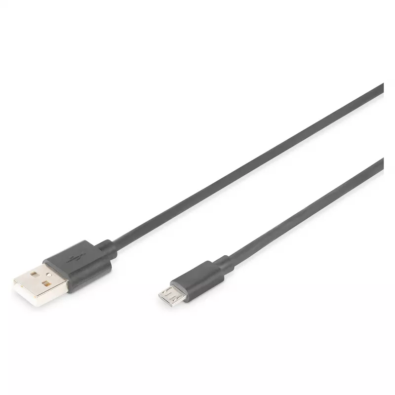 DIGITUS USB 2.0 laidas Type A - Micro B Kištukas/Kištukas 1,8 m Juodas