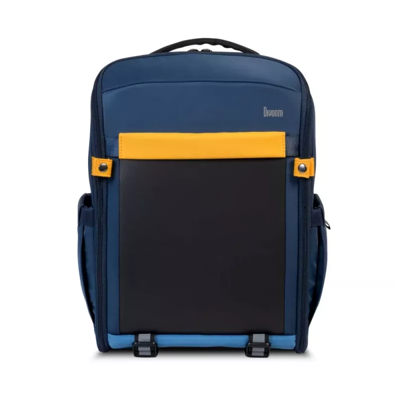 Divoom Backpack S Premium Weatherproof su LED pikselių meno ekranu ir programėlės valdymu, mėlyna