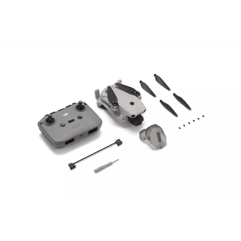 DJI Mini 2 Fly More Combo – itin lengvas dronas su kamera, 4K vaizdo įrašu, 3 ašių gimbalu, 30 min skrydžio laiku, GPS, 2.7K vaizdo įrašu, 12 MP nuotraukomis, sulankstomas kvadrakopteris