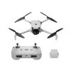 DJI Mini 2 Fly More Combo – itin lengvas dronas su kamera, 4K vaizdo įrašu, 3 ašių gimbalu, 30 min skrydžio laiku, GPS, 2.7K vaizdo įrašu, 12 MP nuotraukomis, sulankstomas kvadrakopteris