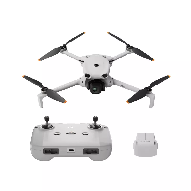 DJI Mini 2 Fly More Combo – itin lengvas dronas su kamera, 4K vaizdo įrašu, 3 ašių gimbalu, 30 min skrydžio laiku, GPS, 2.7K vaizdo įrašu, 12 MP nuotraukomis, sulankstomas kvadrakopteris