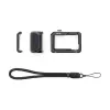 DJI Osmo Action 3/4/5 horizontalus-vertikalus apsauginis rėmas (juodas)