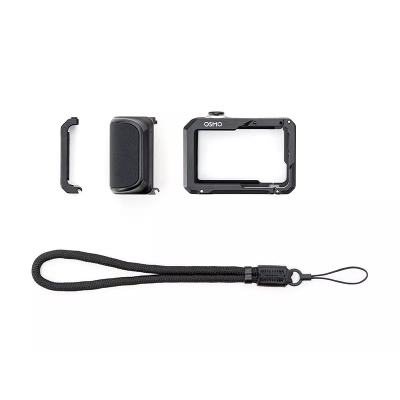 DJI Osmo Action 3/4/5 horizontalus-vertikalus apsauginis rėmas (juodas)