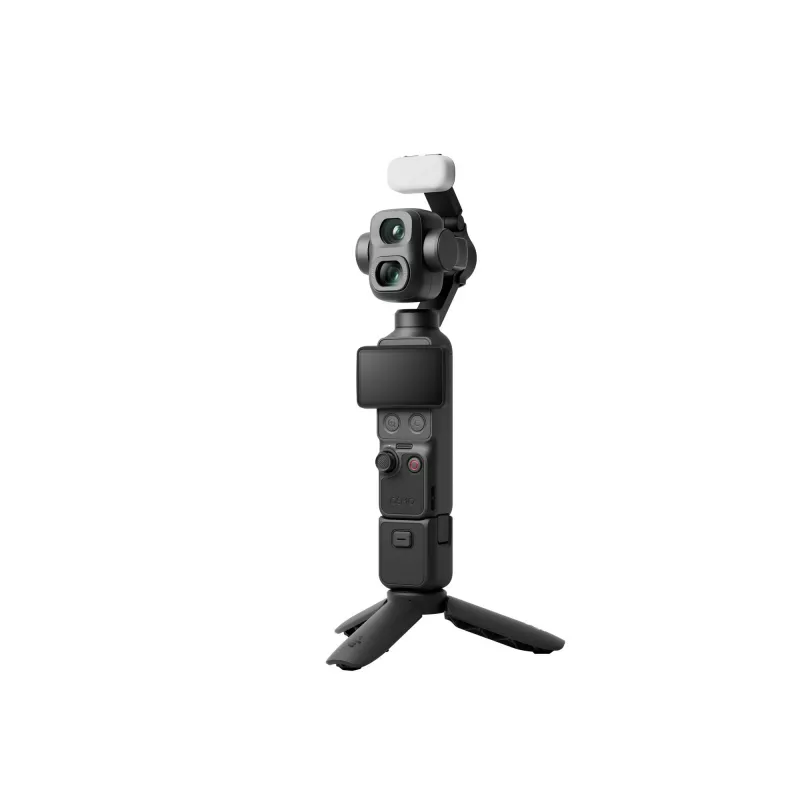 DJI Osmo Mobile 6 išmaniojo telefono gimbalinis stabilizatorius, 3 ašių, sulankstomas su prailginimo strypu, ActiveTrack 5.0, magnetiniu laikikliu, pilka spalva
