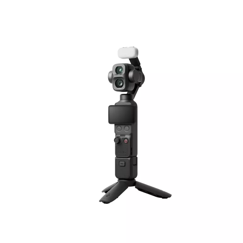 DJI Osmo Mobile 6 išmaniojo telefono gimbalinis stabilizatorius, 3 ašių, sulankstomas su prailginimo strypu, ActiveTrack 5.0, magnetiniu laikikliu, pilka spalva