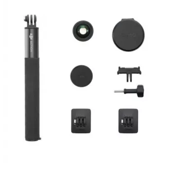 DJI Osmo Mobile 6 išmaniojo telefono gimbalo stabilizatorius (šiferio pilka) su ActiveTrack 5.0, įmontuotu prailginimo strypu, magnetiniu telefono laikikliu, 3 ašių, Bluetooth 5.1, USB-C, 6,4 h baterija
