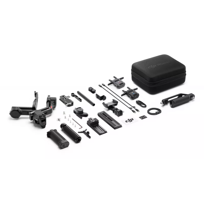 DJI RS 4 Pro Combo 2026 gimbalinis stabilizatorius su vaizdo siųstuvu ir Focus Pro varikliu