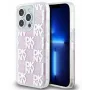 DKNY Apple iPhone 15 Pro 6,1 colio kietasis dėklas Liquid Glitter Multilogo rožinis