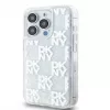 DKNY Apple iPhone 15 Pro Max 6,7 colio kietas dėklas Liquid Glitter Multilogo baltas