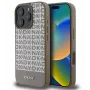 DKNY Apple iPhone 16 Pro Max PU odos kartotinio rašto apatinės juostelės MagSafe dėklas rudas