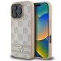 DKNY languotas raštas ir spausdintos juostelės iPhone 16 Pro dėklas - rožinė