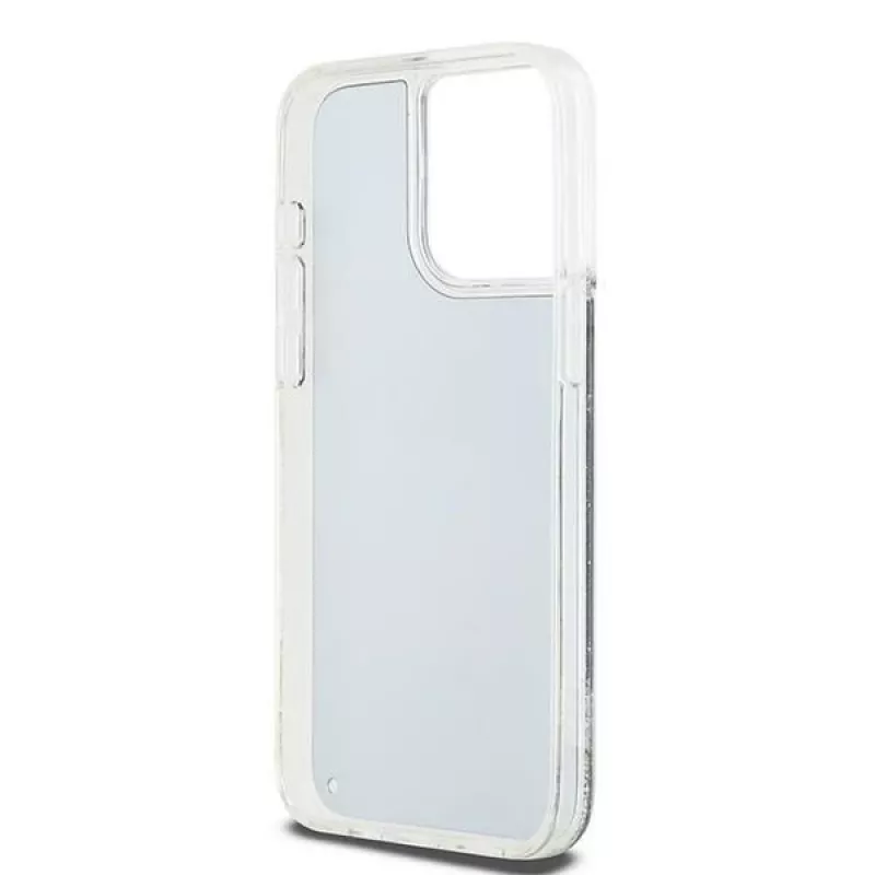 DKNY Liquid Glitter Big Logo iPhone 14 Pro Max dėklas - juodas