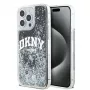 DKNY Liquid Glitter Big Logo iPhone 14 Pro Max dėklas - juodas