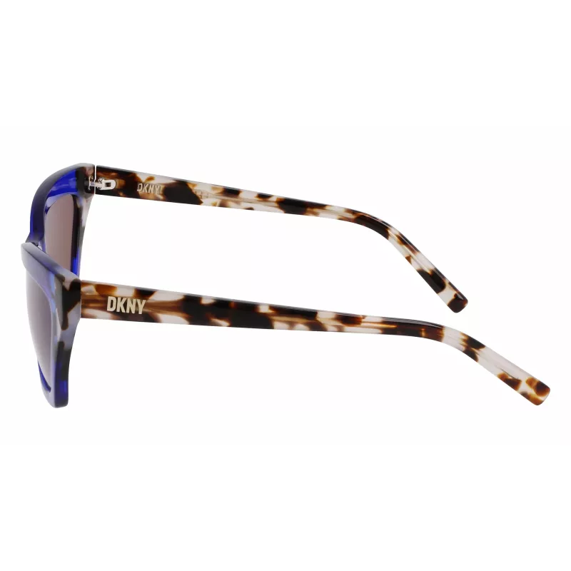 DKNY Women's DK547S5516425 Sunglasses - Havana Acetate Frame, Brown Gradient Lens, 55mm