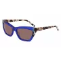 DKNY Women's DK547S5516425 Sunglasses - Havana Acetate Frame, Brown Gradient Lens, 55mm