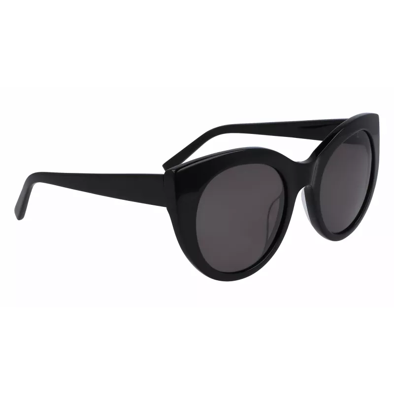 DKNY moteriški akiniai nuo saulės DK517S-001 juodi/pilki 52mm