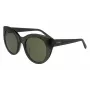 DKNY moteriški akiniai nuo saulės DK517S-300 Havana acetatinis rėmelis, gradientiniai rudi polikarbonatiniai lęšiai, 52 mm