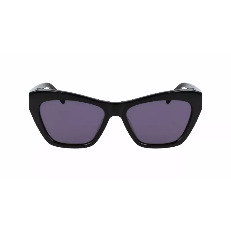 DKNY moteriški akiniai nuo saulės DK535S-001 juodi 55/15/135 mm