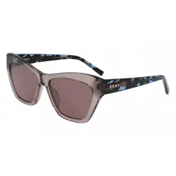 DKNY moteriški akiniai nuo saulės DK535S-270 Havana Brown Gradient 55mm