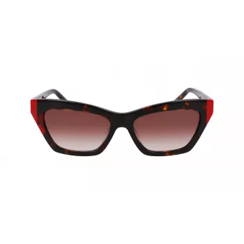 DKNY moteriški akiniai nuo saulės DK547S-237 Havana Brown Gradient 55mm