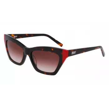 DKNY moteriški akiniai nuo saulės DK547S-237 Havana Brown Gradient 55mm