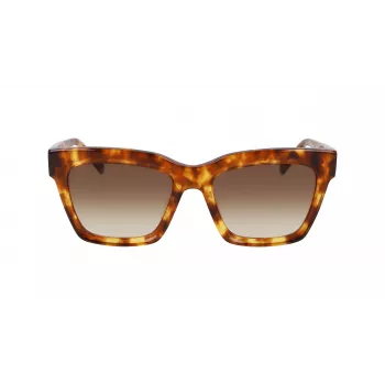 DKNY moteriški akiniai nuo saulės DK551S-243 Havana/Tortoise Brown Gradient 53mm