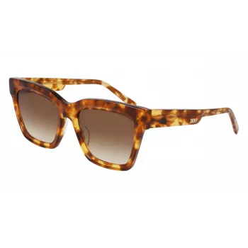 DKNY moteriški akiniai nuo saulės DK551S-243 Havana/Tortoise Brown Gradient 53mm