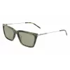 DKNY moteriški akiniai nuo saulės DK709S305 - juodas acetatinis rėmelis, pilki polikarbonatiniai lęšiai, 55 mm lęšio plotis